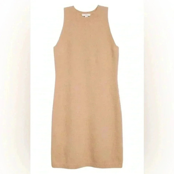 [XL]Vince  Sleeveless Alpaca Blend Sweater Dress in Brittle NWOT - Picture 3 of 9